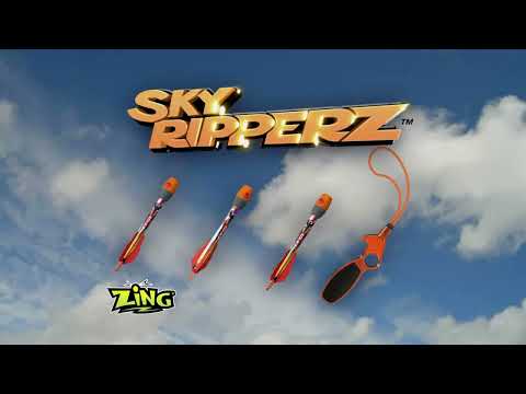 Игрушечный пускатель с двумя ракетами серии "Air Storm" - Sky Ripperz (AS610)