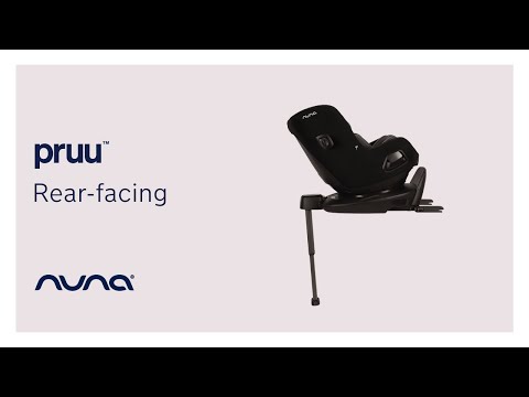 How to install Nuna PRUU convertible car seat rear-facing | Tutorial