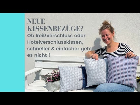 DIY - Pillow covers with and without zippers