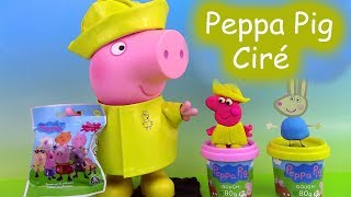 Peppa Pig Rainy Day Raincoat ♥ Manteau Ciré de Pluie Clay Buddies Pochettes Surprise