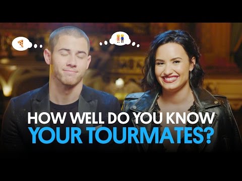 Demi Lovato & Nick Jonas Play 'How Well Do You Know Your Tourmate?' | Billboard