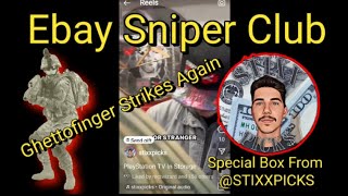 eBay Sniper Club Special Box From @stixxpicks the man himself!Ghettofinger Stikes Again!