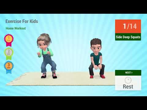 9 Min Exercise For Kids - Home Workout