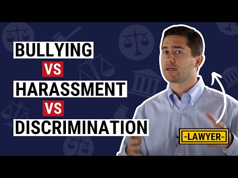 Harassment, Discrimination & Bullying - What's the Difference?