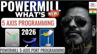 Powermill 2025 5 Axis Port Programming: VMC Machining Masterclass! 🤯 (45 Min Deep Guide)