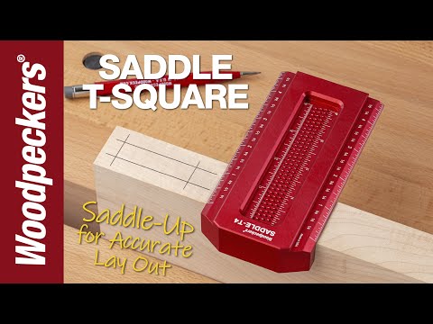Handy Woodworking Saddle T-Square  |  Woodpeckers Tools