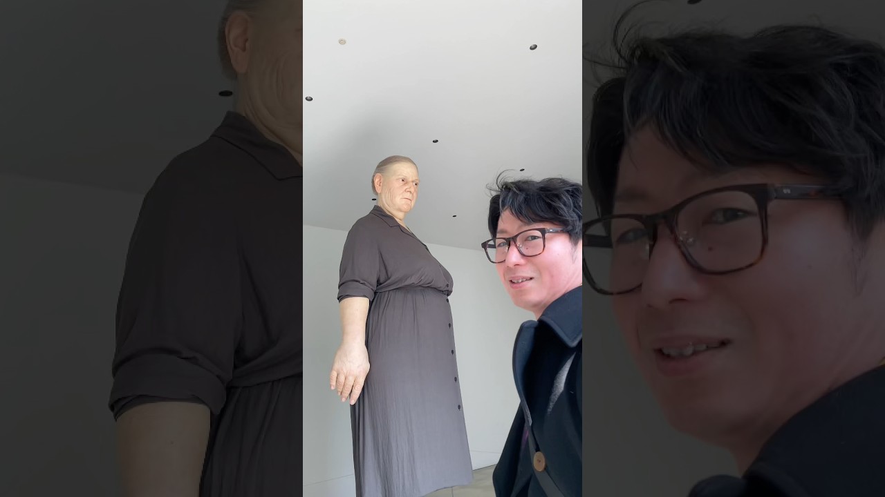 父に美術館に行きったいと言ったら連れてくれた場所にデケェー婆さんが居た！！w#アート#青森県