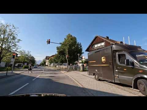 Eggstätt - Prien am Chiemsee | Autofahrt | Germany
