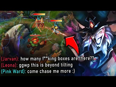 I spent the whole game Shaco Boxing the enemy Jungle... How tilted can I make them?