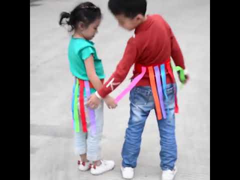 Children Outdoor Funny Game Toy Belt For Kindergarten Kids Catching Tail Training Equipment Teamwork Game