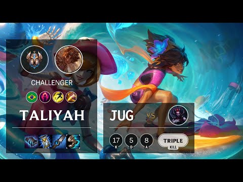 Taliyah Jungle vs Elise - BR Challenger Patch 10.16