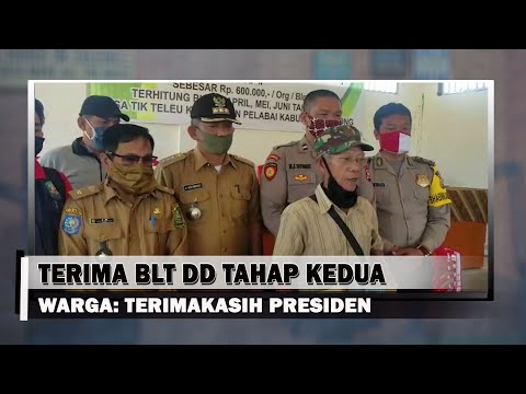 Terima BLT DD Tahap Kedua, Warga: Terimakasih Presiden