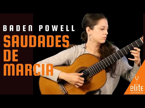 EliteGuitarist.com - Saudades de Marcia Classical Guitar Tutorial & Performance by Ashley Lucero