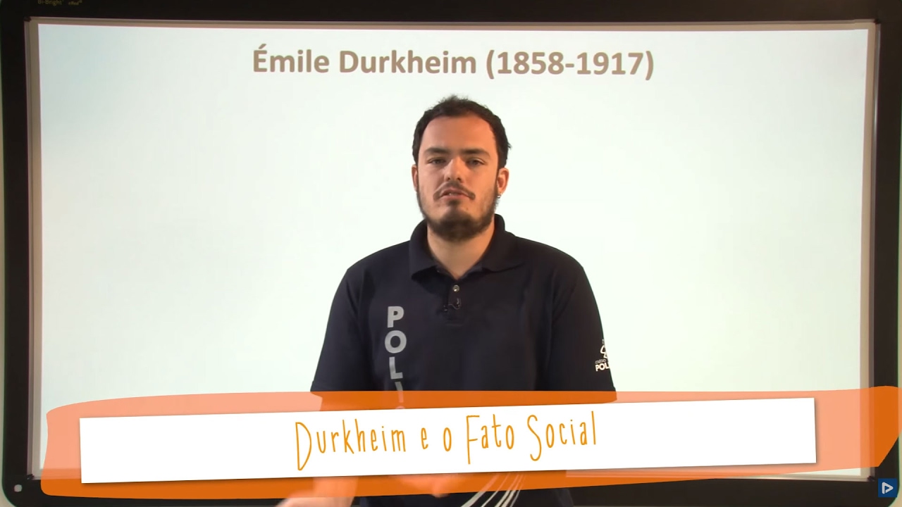 Videoaulas Poliedro | Durkheim e o Fato Social