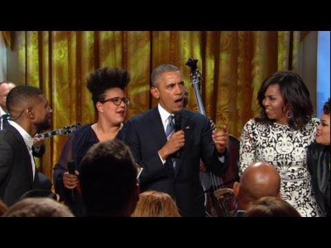 Watch President Obama speak -- and sing -- at White House tribute to Ray Charles