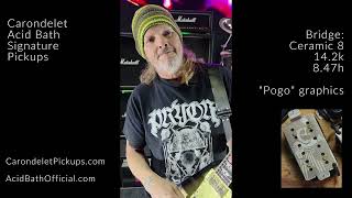 Video thumbnail for Mike Sanchez on Carondelet's Acid Bath Signature Humbuckers by Carondelet Guitar and Bass Pickups