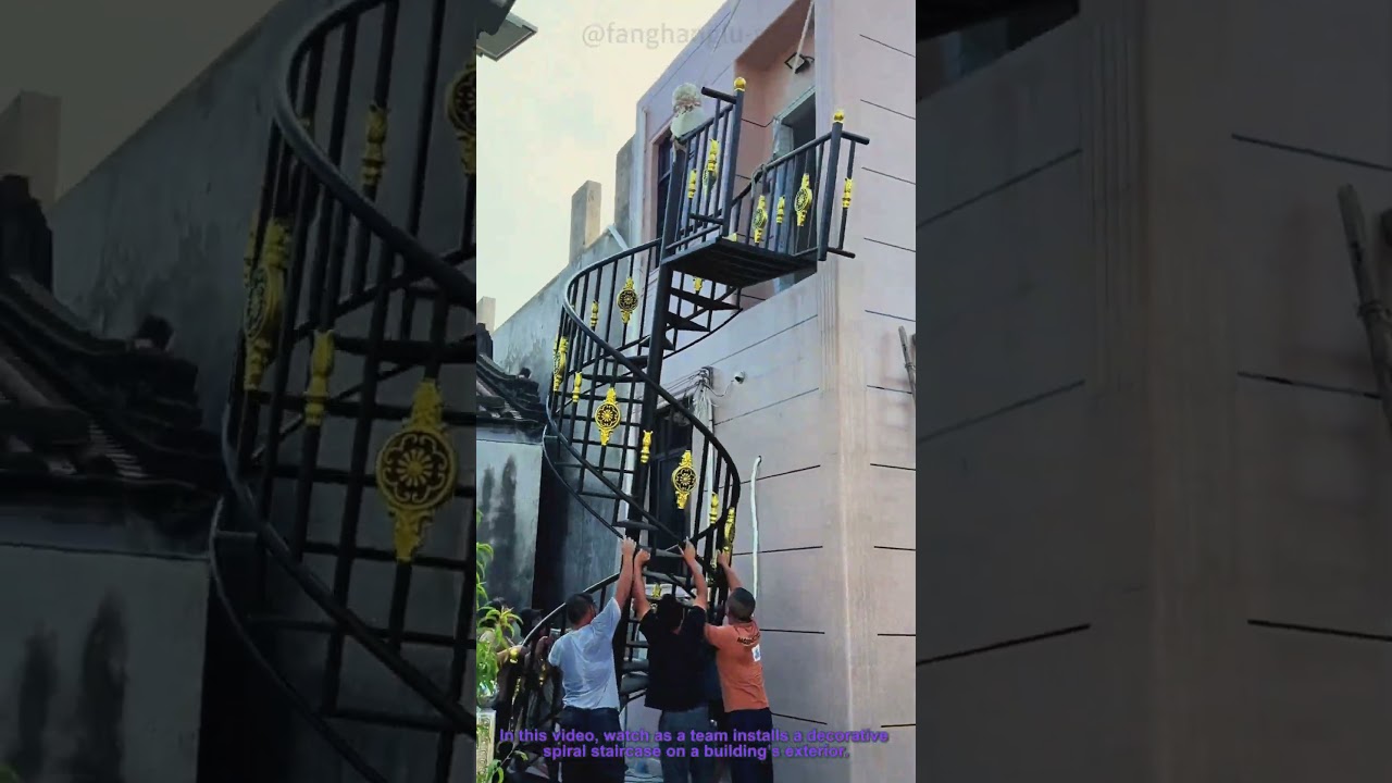 Spiral Staircase Installation: Adding Outdoor Access