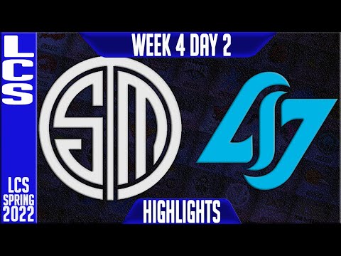 TSM vs CLG Highlights | LCS Spring 2022 W4D2 | Team Solomid vs Counter Logic Gaming