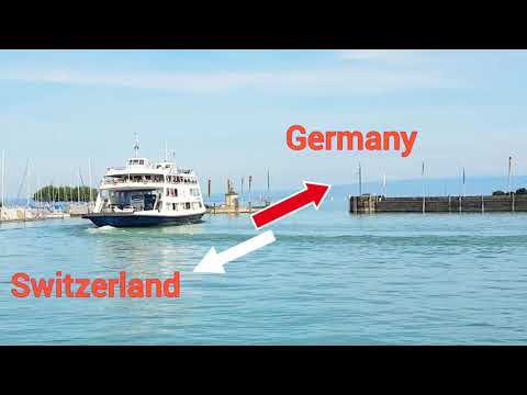 Romanshorn Switzerland / Ferry from Switzerland to Friedrichshafen Germany / Bodensee Cruise