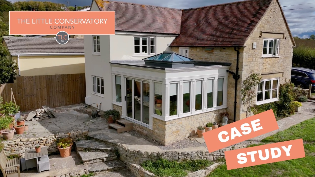 Sapele Hardwood Orangery & Kitchen Extension in Tewkesbury