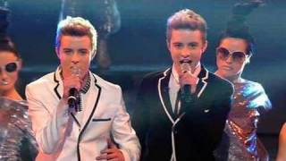 The X Factor 2009 - John &amp; Edward - Live Show 1 (itv.com/xfactor)