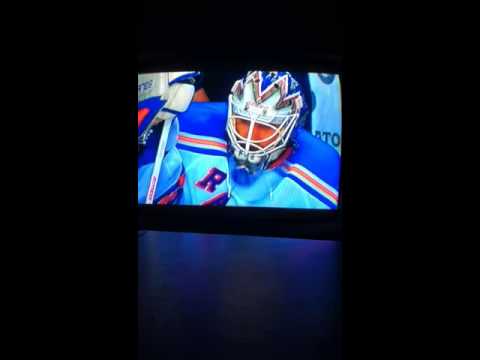 New York Rangers vs Calgary Flames 3/28/2014 win hockey game