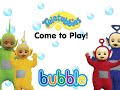 Teletubbies Come To Play Bubble Interactive DVD Game Main Menu Stock Footage 2005