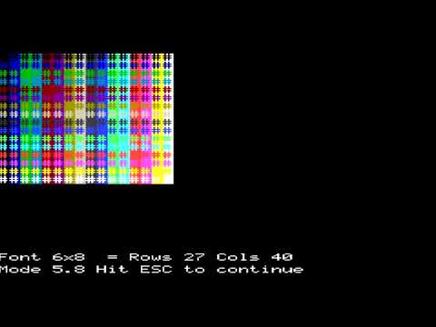 Colour Maximite 2 Text Output in all Screen Modes
