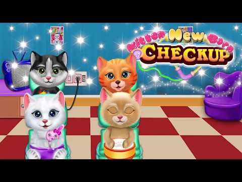 Kitten Newborn Doctor Clinic Checkup Game Video