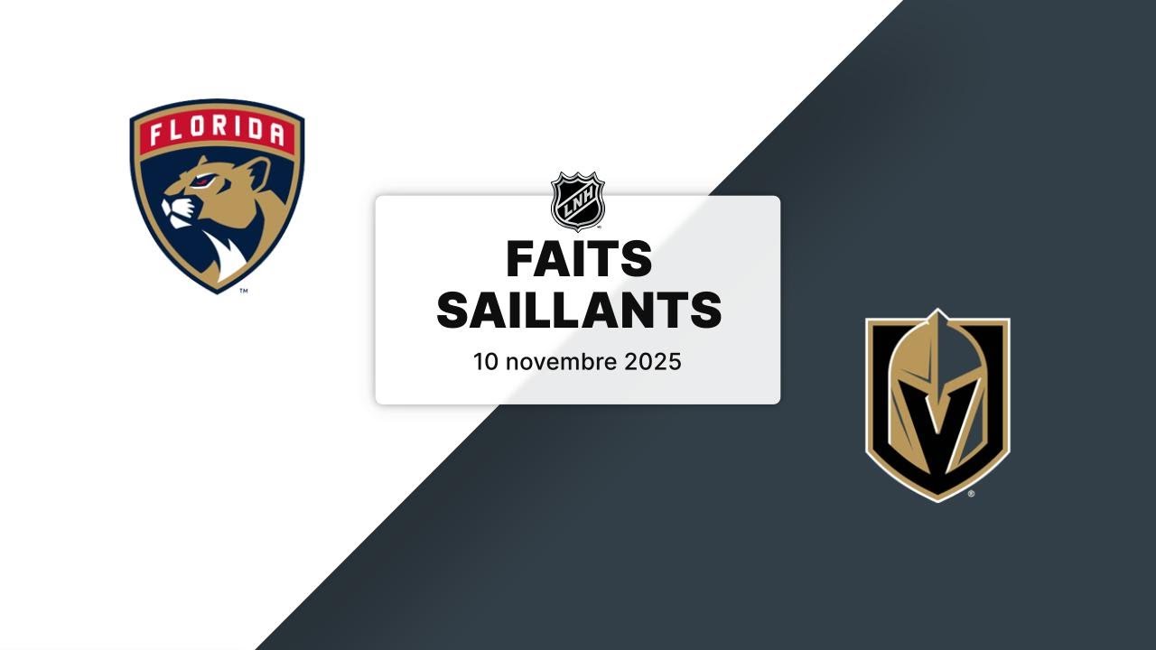 Panthers vs Golden Knights | 10/11/25 | Faits saillants
