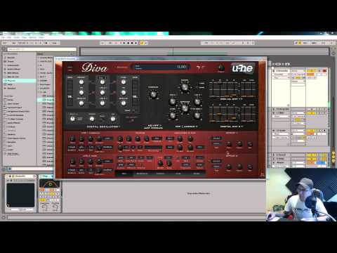 U-He Diva Tutorial - Analog Sounding, Pulse wave Pluck