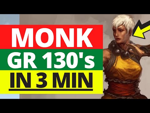 Diablo 3 Season 25 Monk Inna Mystic Ally Build [GR 130's In 3 Min]