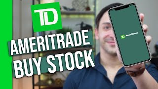 How To Buy A Stock On TD Ameritrade