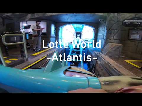 Video: [World Theme Park] Lotte World Atlantis Adventure Roller Coaster