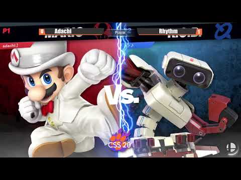 Clemson Smash Series 20 - Pools - Adachi (Luigi, Mario) vs. Rhythm (R.O.B., Wolf) - SSBU