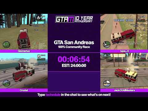GTA San Andreas 100% Community Race 2024 - Part 1