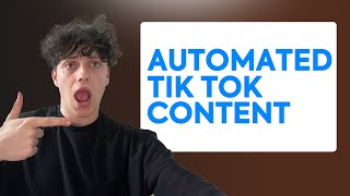 How To Create 100% Automated Tik Tok Content With AI