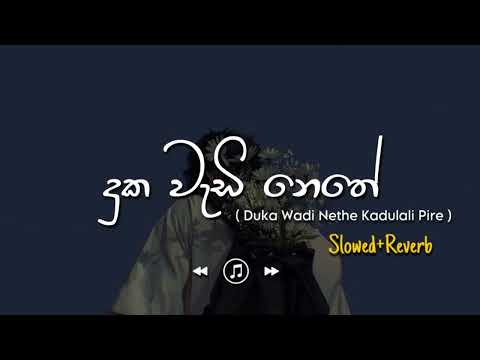 Duka Wedi Nethe - දුක වැඩි නෙතේ (Slowed+Reverb)