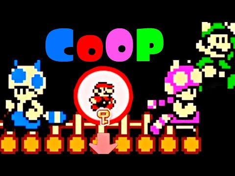 Super Mario Maker 2 Multiplayer Co-Op Together