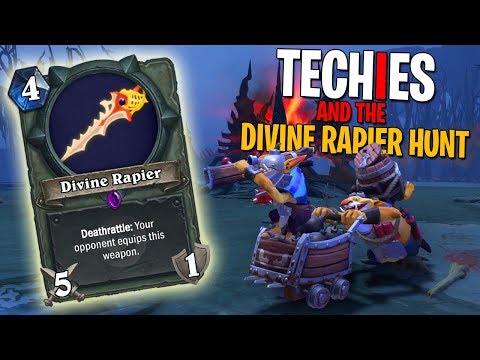 Techies and the Divine Rapier Hunt - DotA 2 Funny Moments