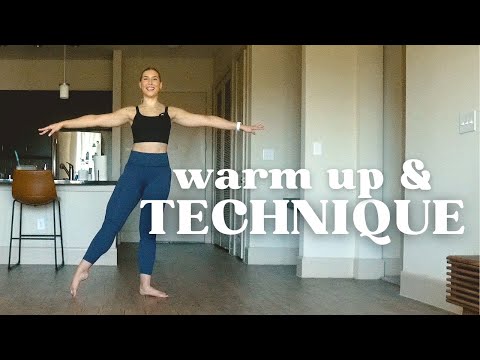 30 Minute Basic Dance Technique Class (Jazz/Lyrical Fundamentals)
