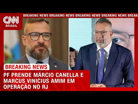 PF prende Marcus Vinicius Amim e Márcio Canella por suspeita de lavagem de dinheiro em postos no RJ