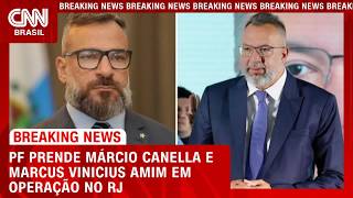 Vídeo: PF prende Marcus Vinicius Amim e Márcio Canella por suspeita de lavagem de dinheiro em postos no RJ