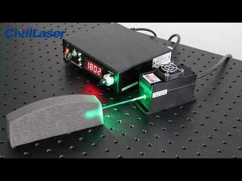 Civillaser 520nm 1W Semiconductor diode laser CW TTL Analog Modulation