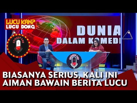 NGAKAK! Biasanya Serius, Kali Ini Aiman Witjaksono Bawain Berita-berita Lucu - COMEDY LAB (PART 4)