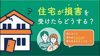 ＜不正請求対策＞住宅が損害を受けたらどうする？保険金請求に関するクイズ動画