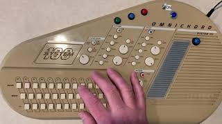 Video thumbnail for Omnichord OM-100 by Notch Audio LLC