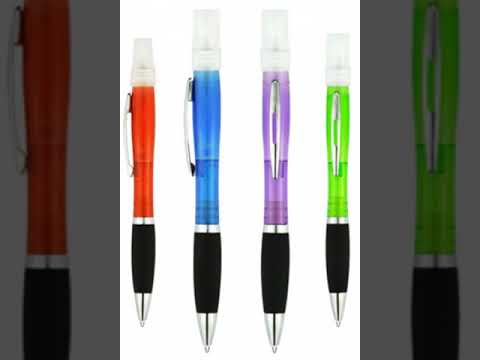 Multifunctional pen with sanitizer/perfume spray