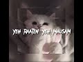 Yeh Raaten Yeh Mausam - Sanam ft. Simran Sehgal - speed up | jxvnav