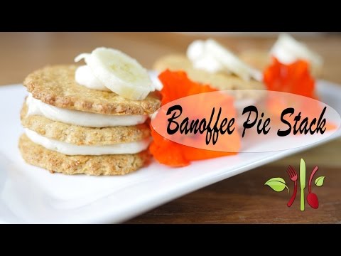 Banoffee Pie Stack (Vegan, Plantbased, Dairy free, Oil free)
